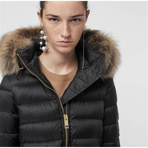 women's burberry puffer coat sale|burberry detachable hood puffer coat.